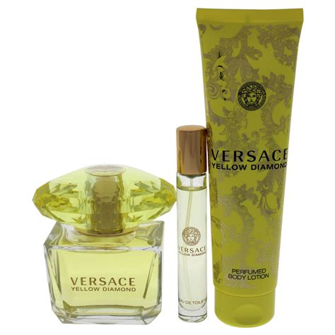 versace versace gift set|Versace gift set yellow diamond.